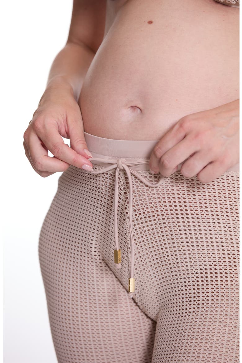 Milos Maternity Beachwear Pants, Alternate, color, BEIGE