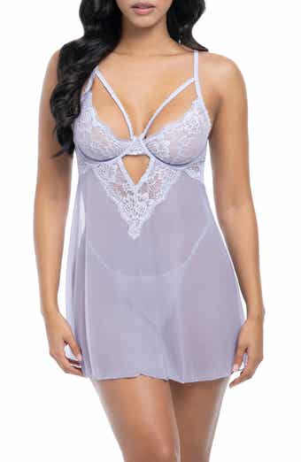 Elsie Babydoll Teddy & G-String Set