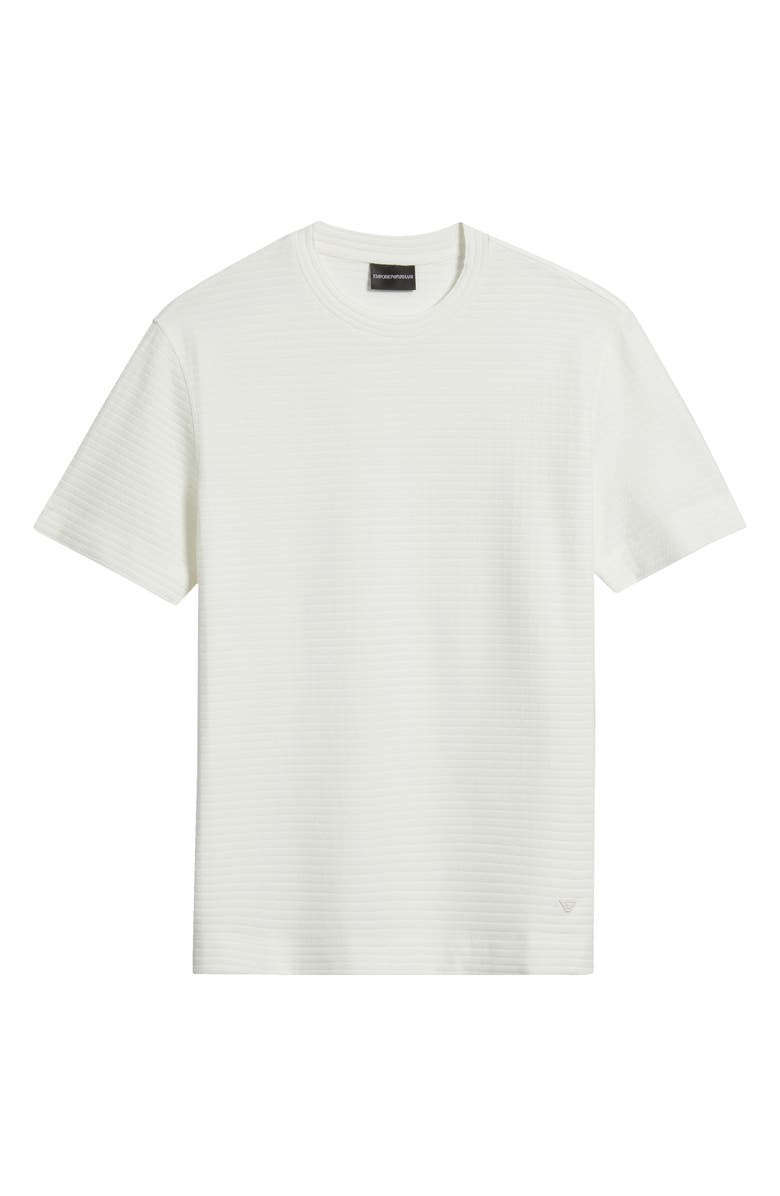 Emporio Armani Tonal Box Cotton T-Shirt, Alternate, color, Fancy White