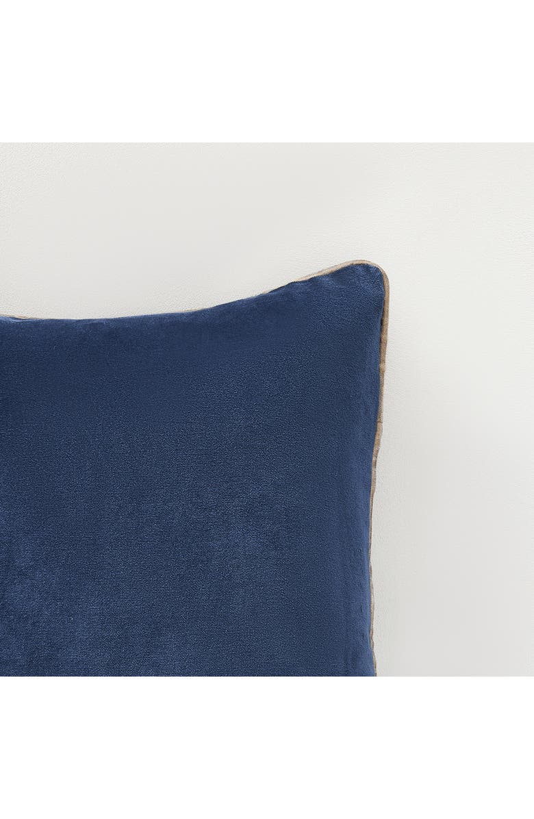 Chuks Collins x Lush Decor Orion Velvet Pillow Cover, Alternate, color, Navy
