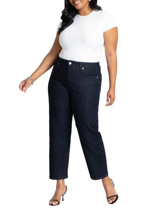 The Naomi Comfort Stretch Straight Leg Jean Crop (Plus Available)