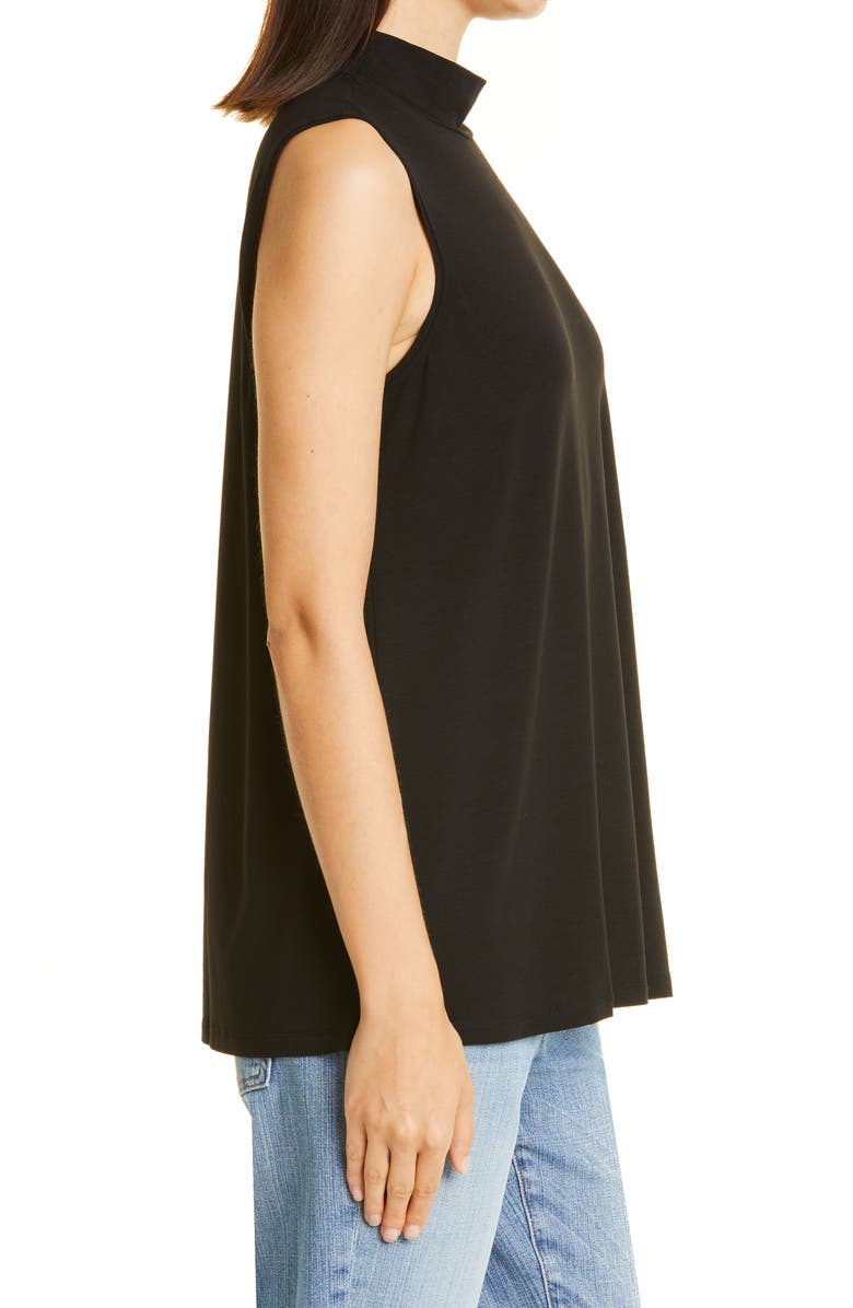 Eileen Fisher Sleeveless Mock Neck Top, Alternate, color, 