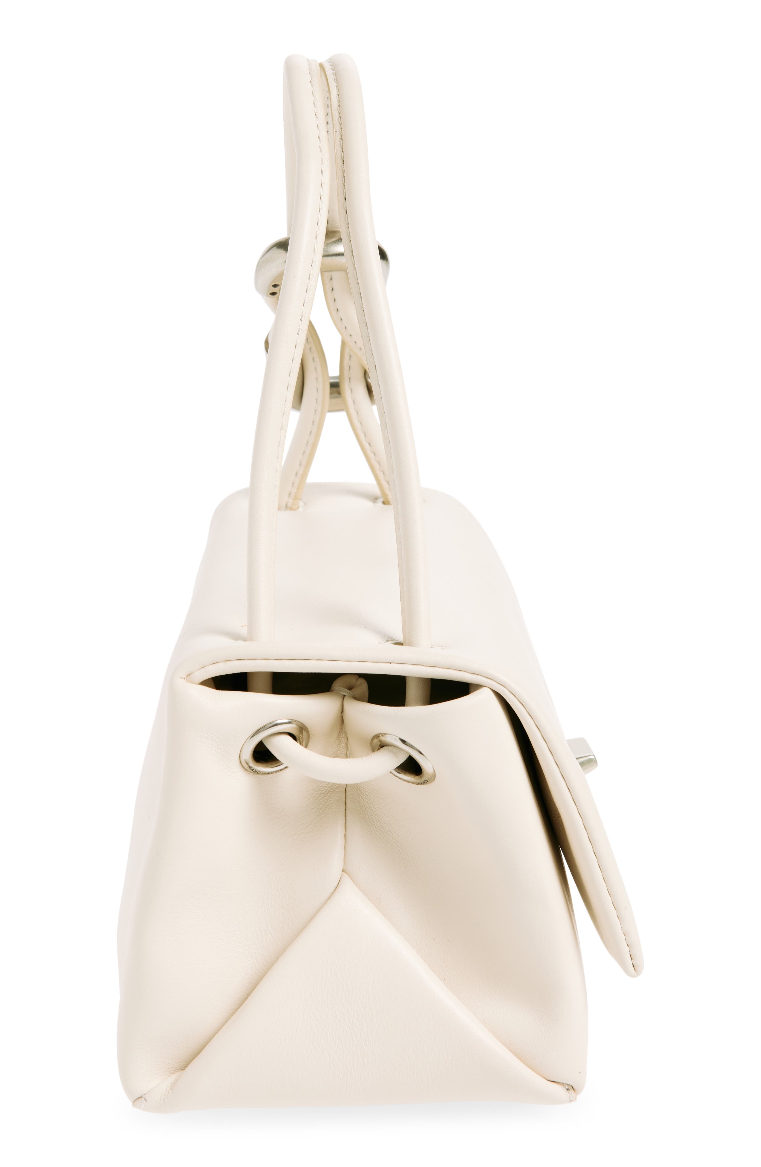 Marc Jacobs The Mini Dual Top Handle Bag, Alternate, color, Cloud White