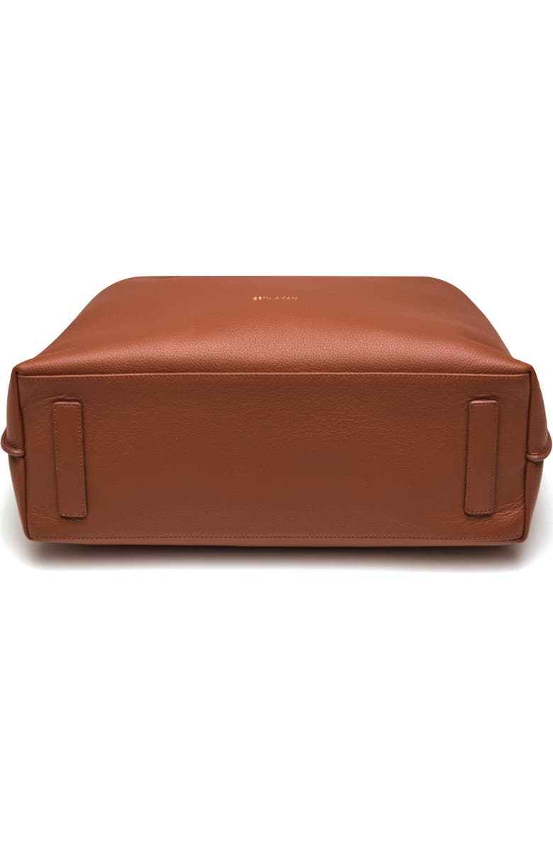 Esin Akan 2-in-1 Emma Leather Tote Bag, Alternate, color, Nutshell