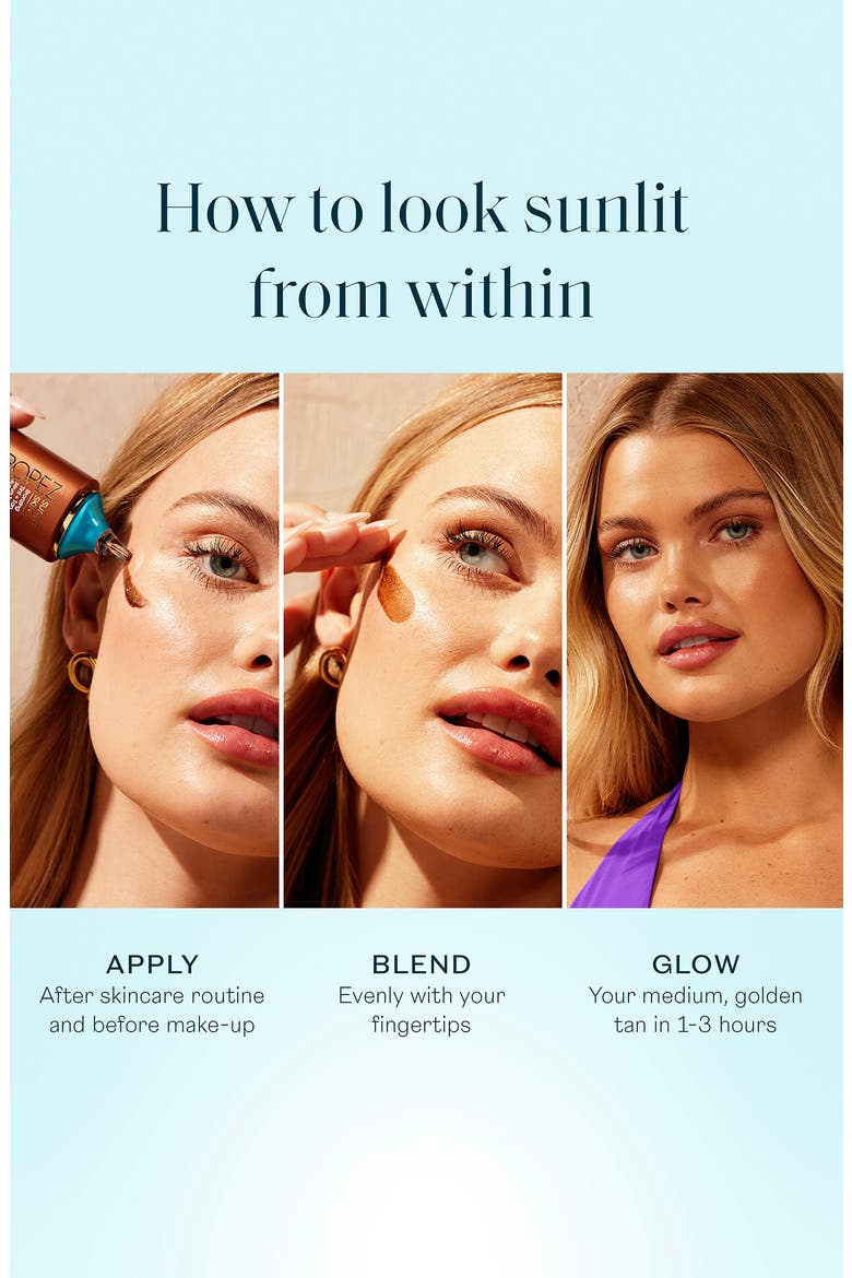 Sunlit Skin Bronzing Tint + Self Tan Serum, Alternate, color, NO COLOR