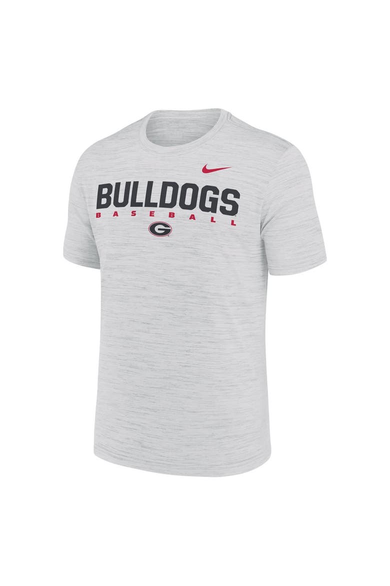 Men's Nike White Georgia Bulldogs Dugout Velocity Dri-FIT T-Shirt, Alternate, color, White