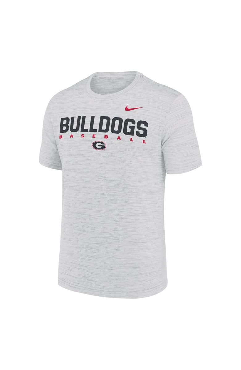 Nike Men's Nike White Georgia Bulldogs Dugout Velocity Dri-FIT T-Shirt, Alternate, color, White