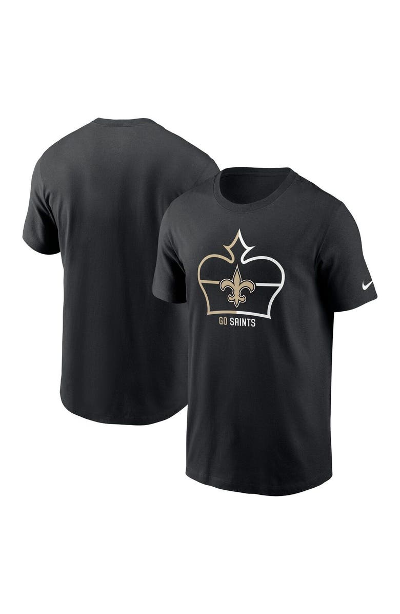 Nike Men's Nike Black New Orleans Saints Essential Local Phrase T-Shirt, Main, color, Black