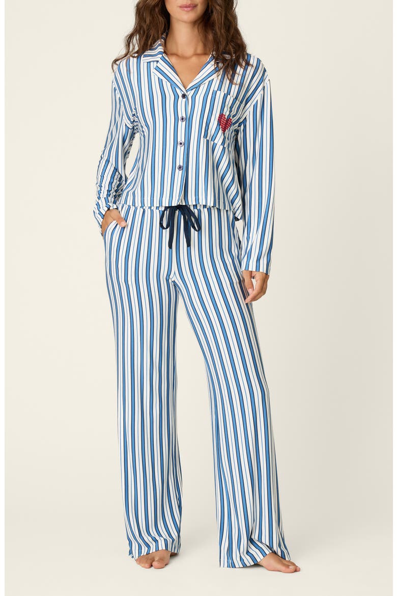 Soiree Dreams Pajamas, Main, color, COAST