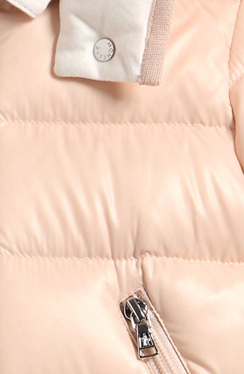 Moncler Kids' Bady Down Puffer Jacket with Removable Hood, Alternate, color, Pink