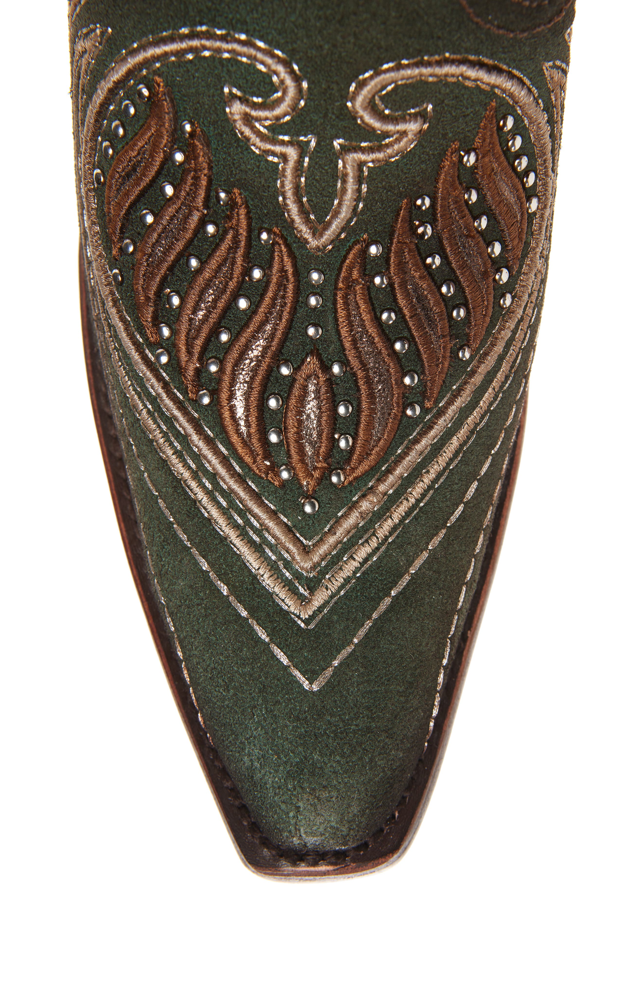 CORRAL Embroidered Overlay Western Boot, Alternate, color, 