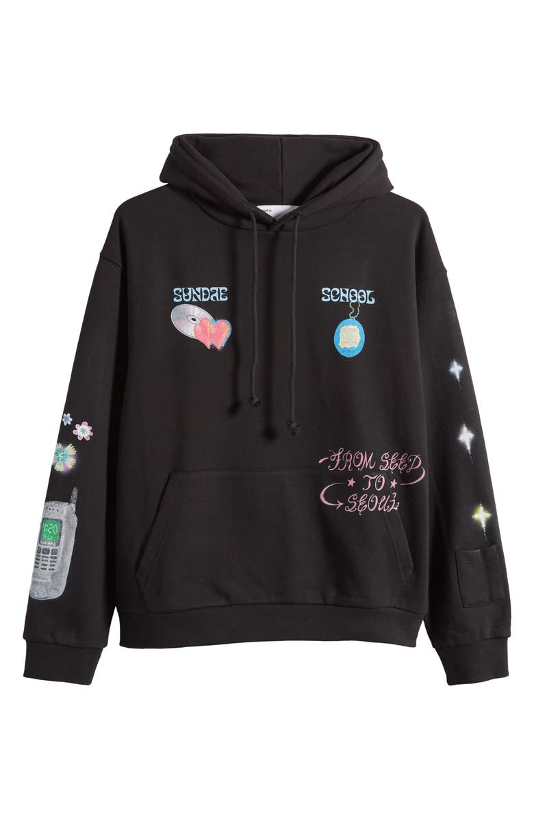 SUNDAE SCHOOL From Seed to Seoul Cotton Graphic Hoodie, Alternate, color, 