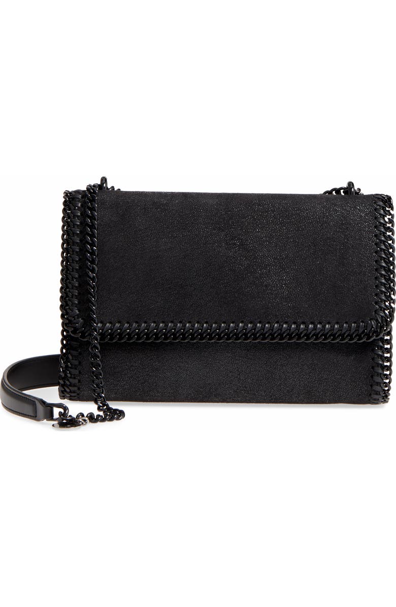 Stella McCartney Falabella Shaggy Deer Faux Leather Shoulder Bag, Main, color,