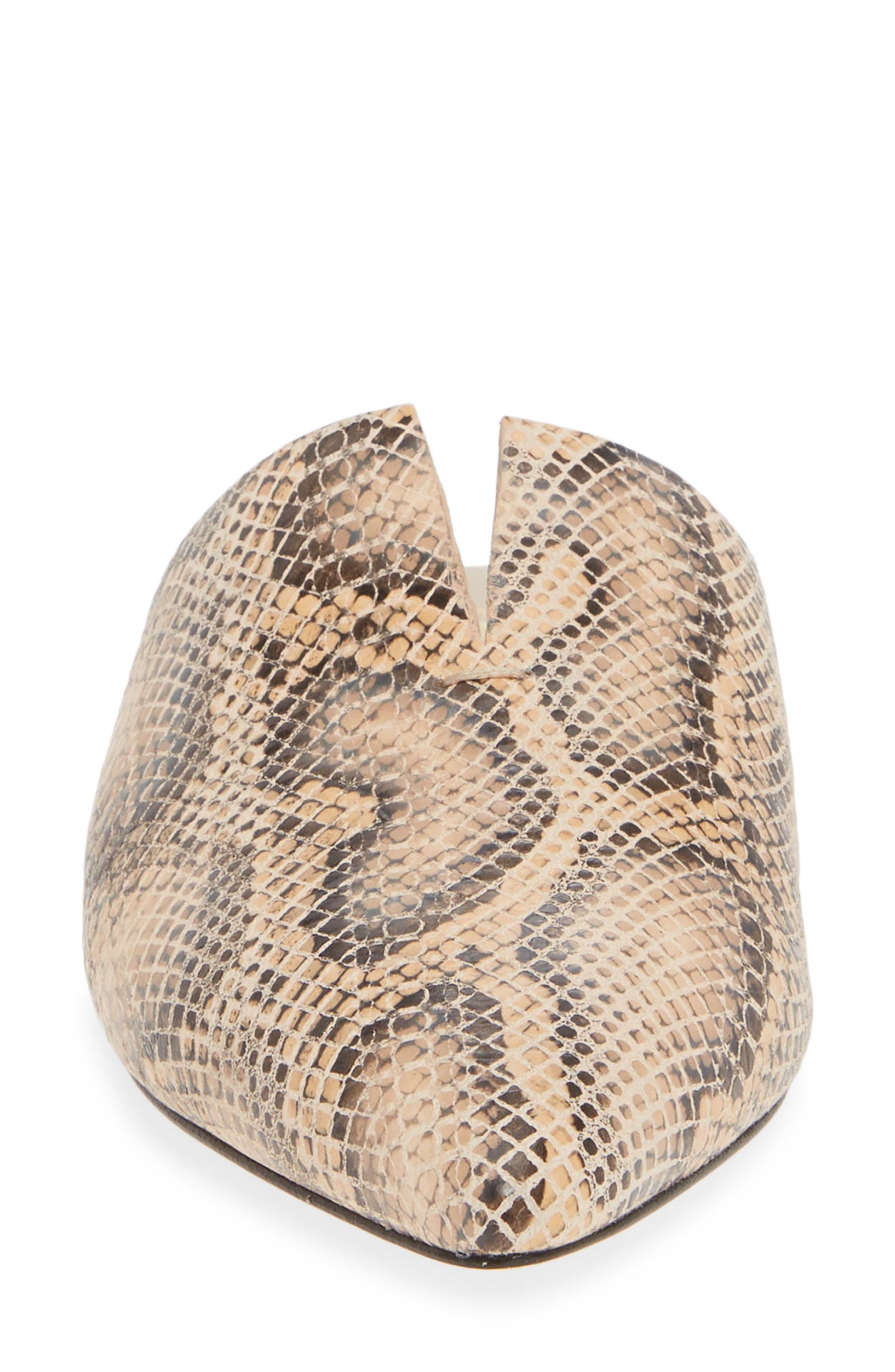 PAIGE Alia Studded Pointed Toe Mule, Alternate, color, Butter Multi