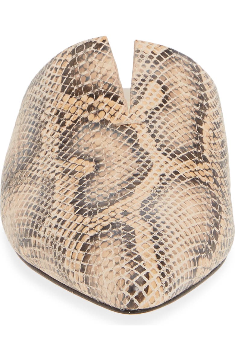 PAIGE Alia Studded Pointed Toe Mule, Alternate, color, Butter Multi