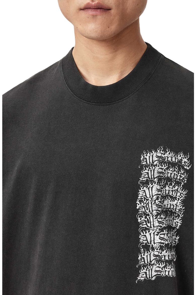 Repeat Graphic T-shirt, Alternate, color, WASHED BLACK