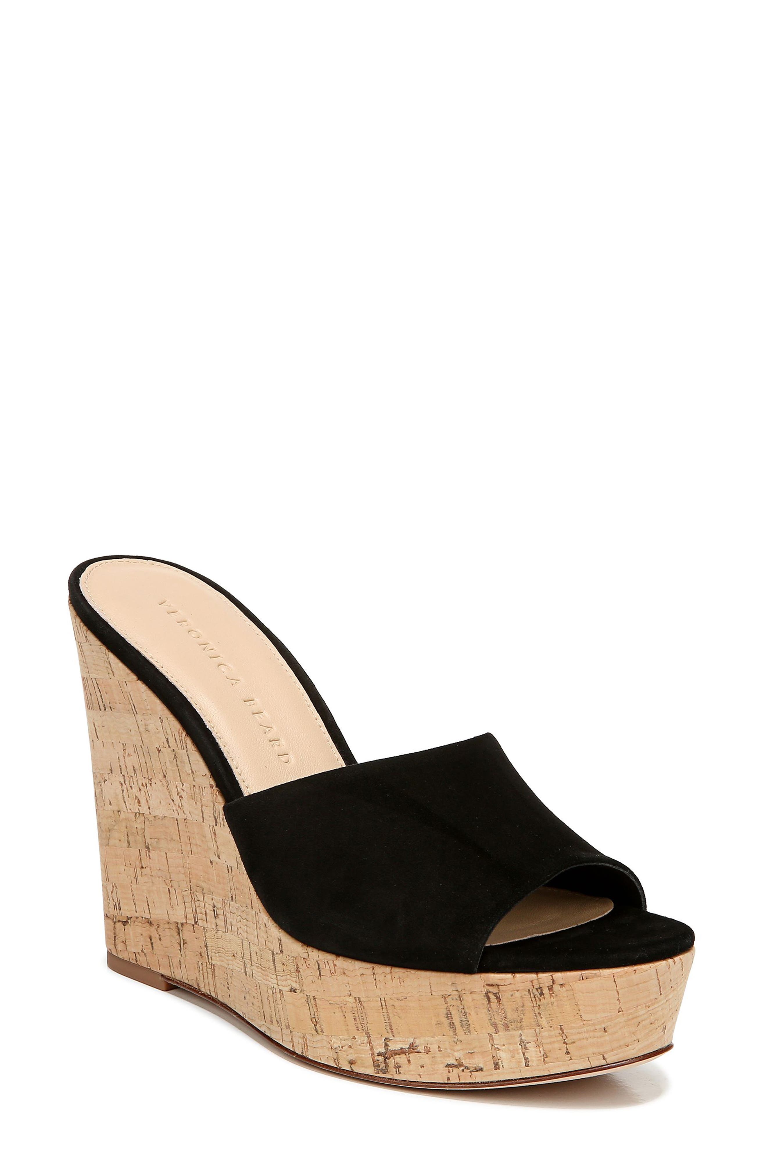Veronica Beard Dali Platform Wedge Sandal, Main, color, 
