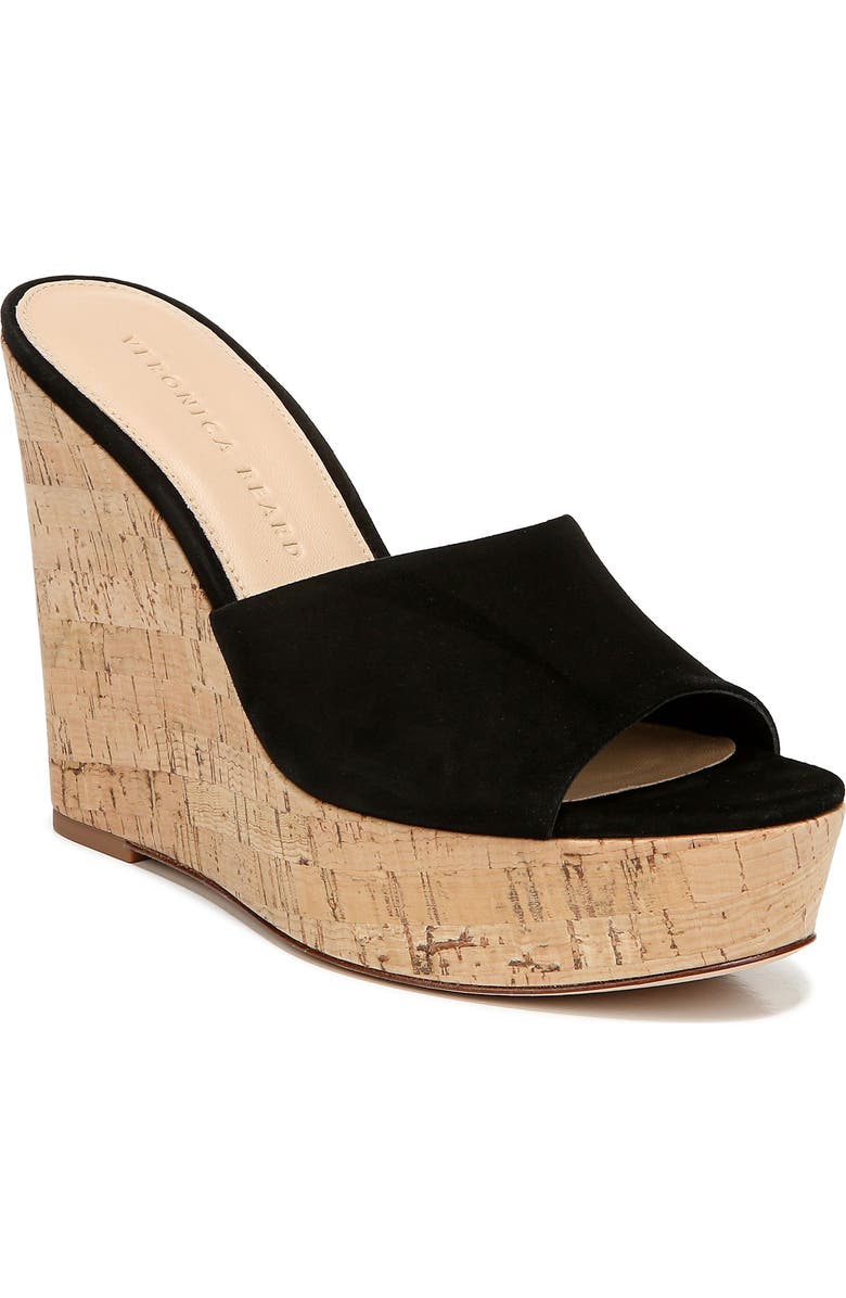 Veronica Beard Dali Platform Wedge Sandal, Main, color,