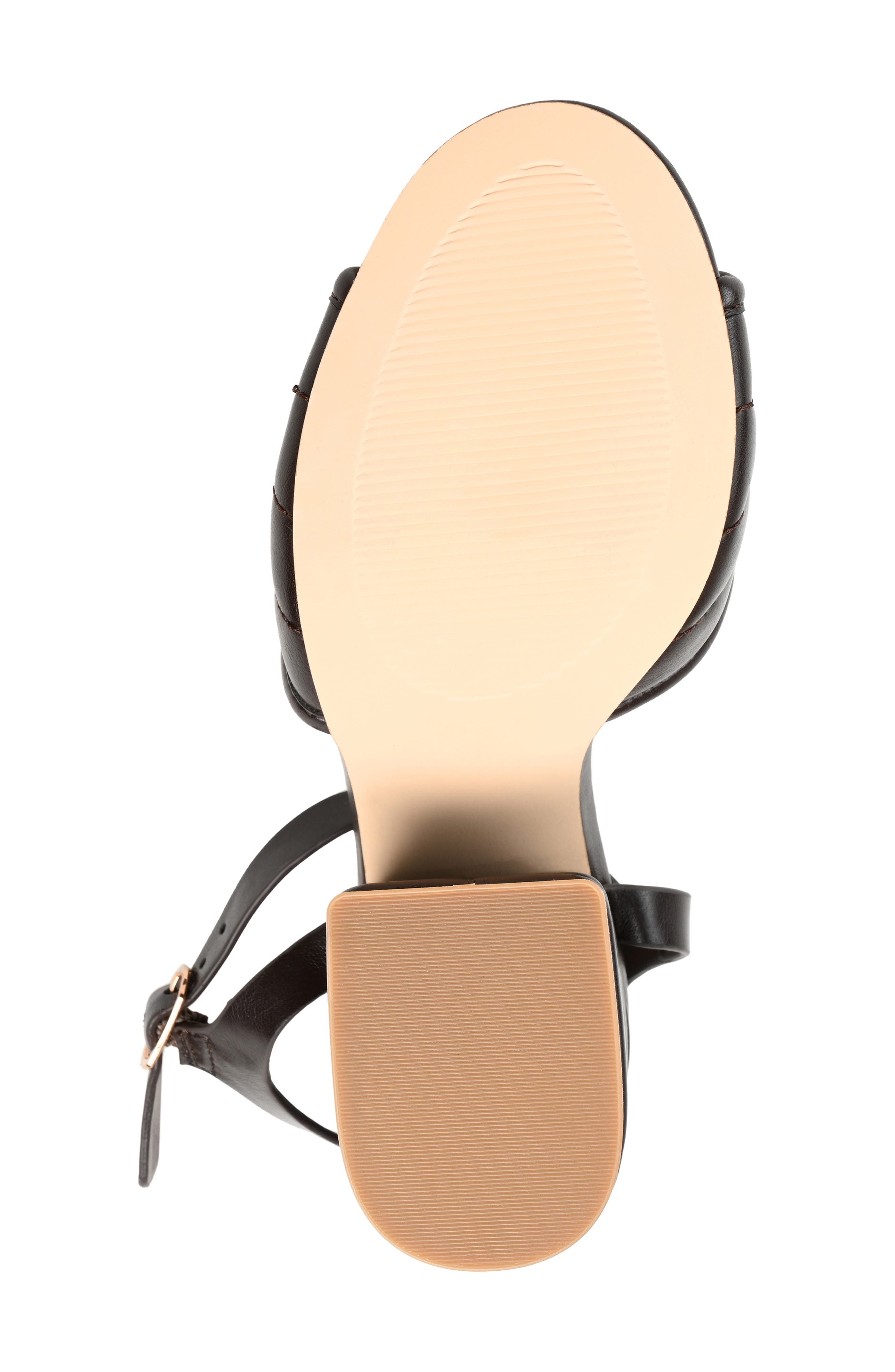 Charmaine Heeled Sandal, Alternate, color, BROWN