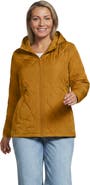 Lands' End Plus Size Print FeatherFree Quilted Insulated Jacket