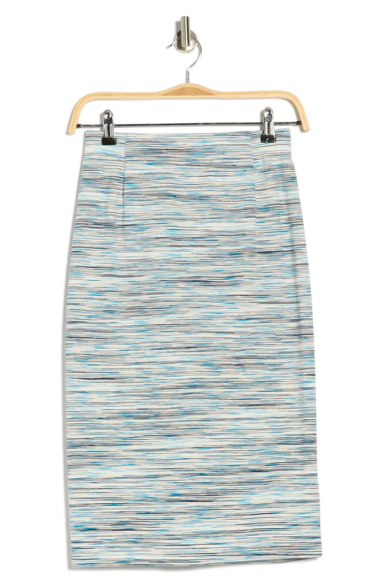 M Missoni Gonna Space Dye Skirt, Main, color, Multi Jersey Nero Azzurro