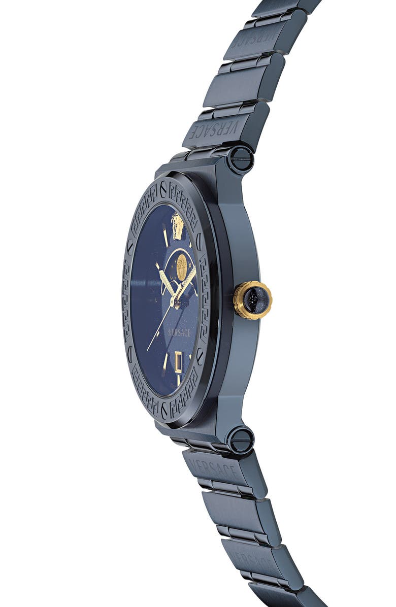 Versace Greca Logo Bracelet Watch, 38mm, Alternate, color, 