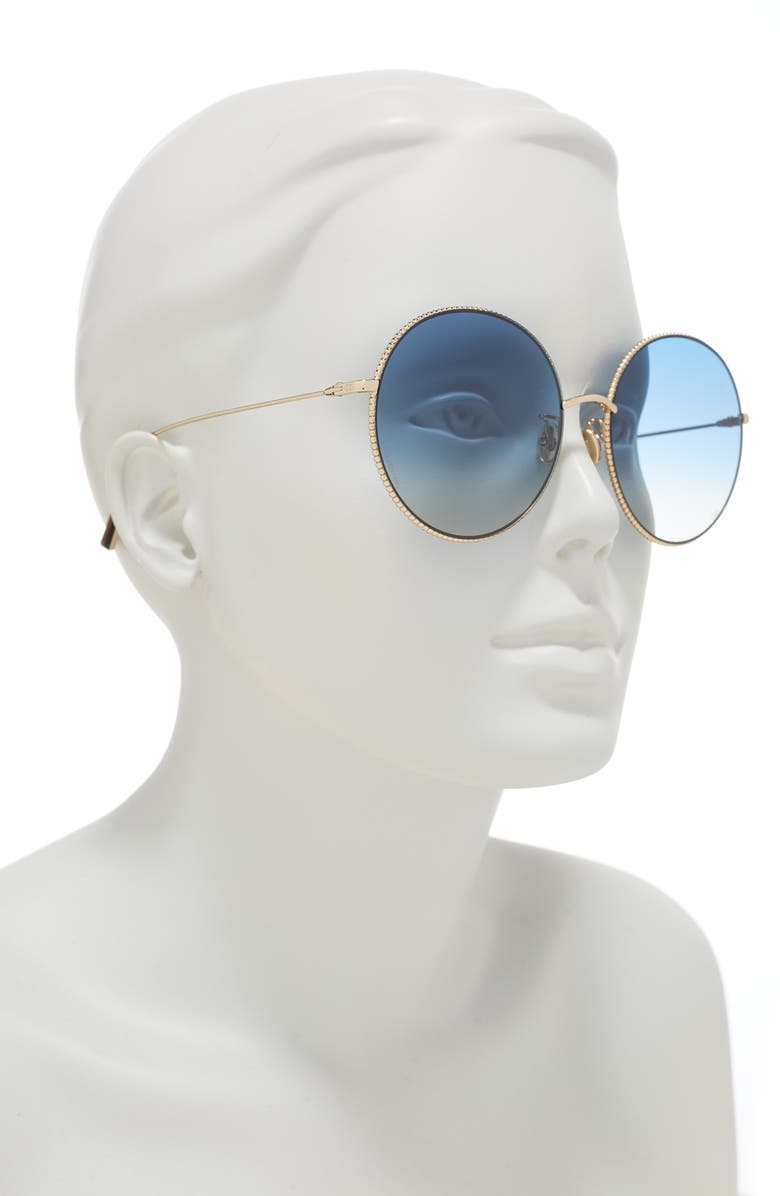DIOR Society2F 60mm Special Fit Gradient Round Sunglasses, Alternate, color, 