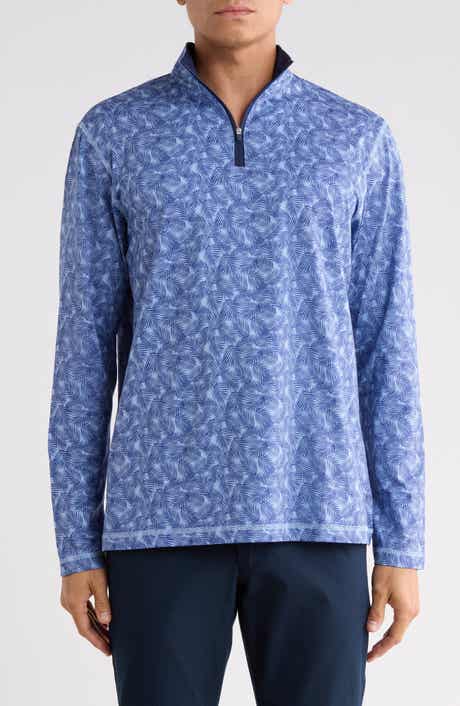 Stretch Cotton Quarter Zip Pullover