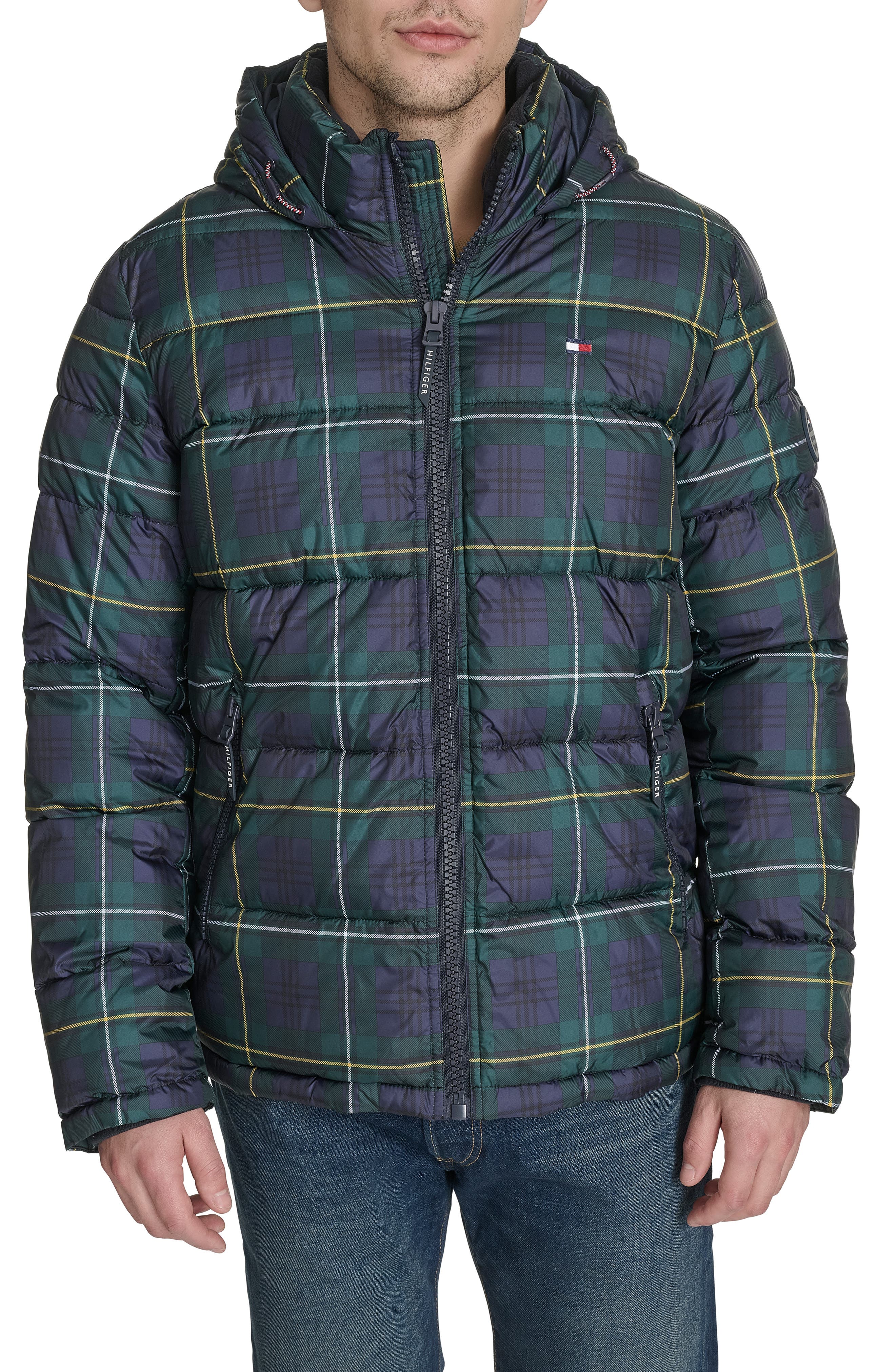 NAVY PLAID