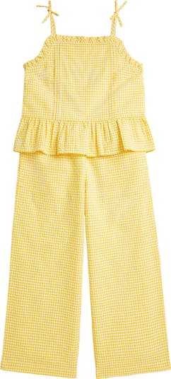 ボトムス soorploom otto gingham check pants 2y GINGHAM PANTS - Red / Orange | ZARA United States
