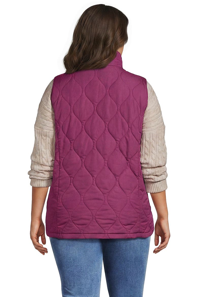 Plus Size FeatherFree Quilted Insulated Vest, Alternate, color, Light Raspberry