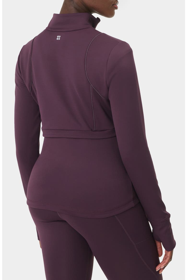 Therma Midlayer Half Zip Jacket, Alternate, color, NEPTUNE PURPLE