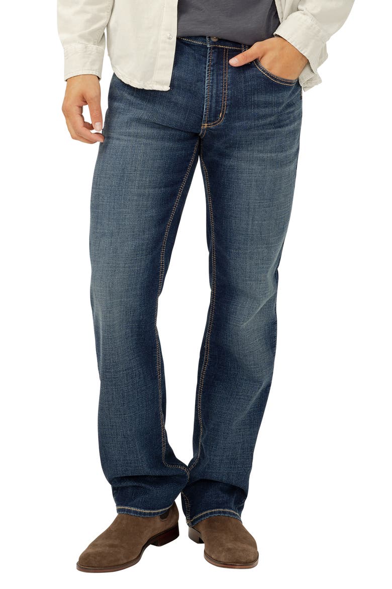 Zac Relaxed Fit Straight Leg Jeans, Main, color, TRAFALGAR