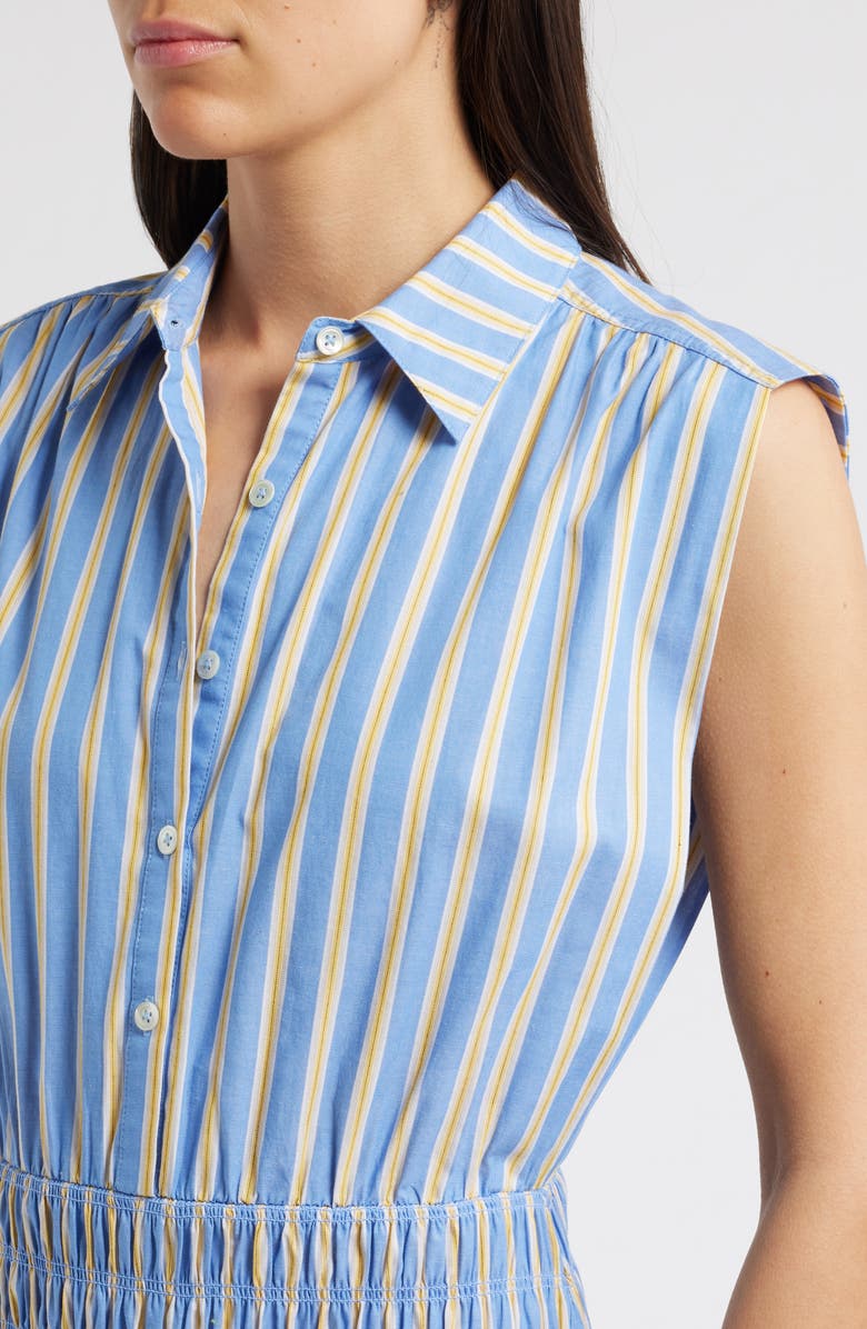 Saylor Edna Stripe Cotton Poplin Shirtdress, Alternate, color,