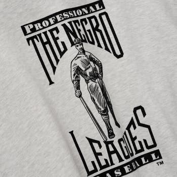 Men's Heather Gray/Black Fear of God x Negro Leagues Baseball Museum Fleece Pullover Hoodie