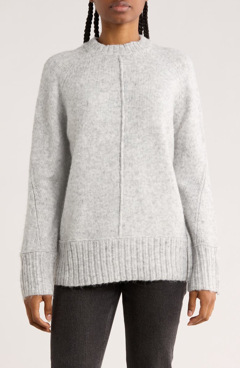 RDI Crewneck Pullover Sweater, Main, color, Grey Cloud