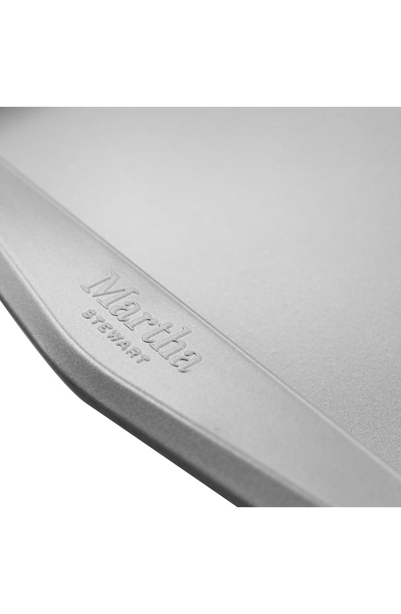 MARTHA STEWART 18in Carbon Steel Cookie Sheet, Alternate, color, Grey