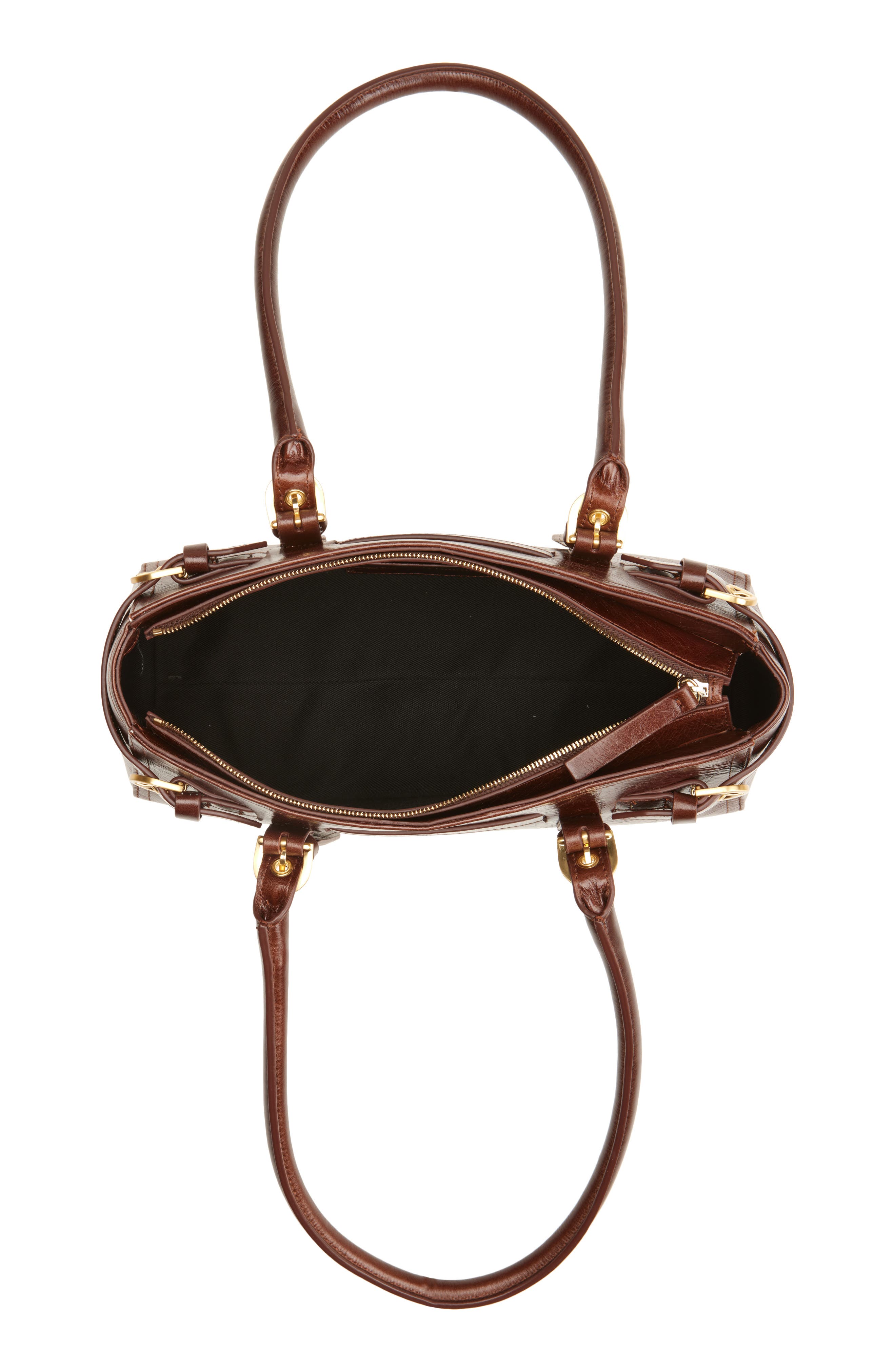 Dominique Leather Shoulder Bag, Alternate, color, CHESTNUT LEATHER