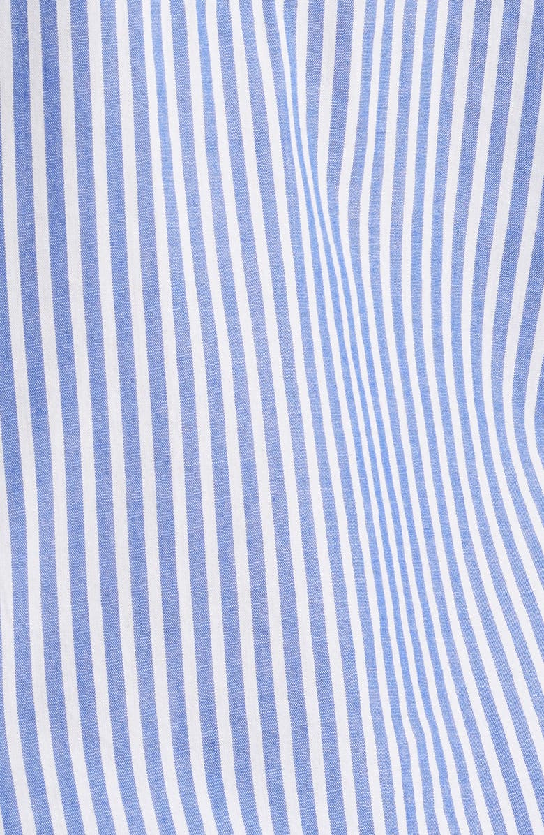 beachlunchlounge Annalisa Stripe Shirt, Alternate, color, Dell Blue