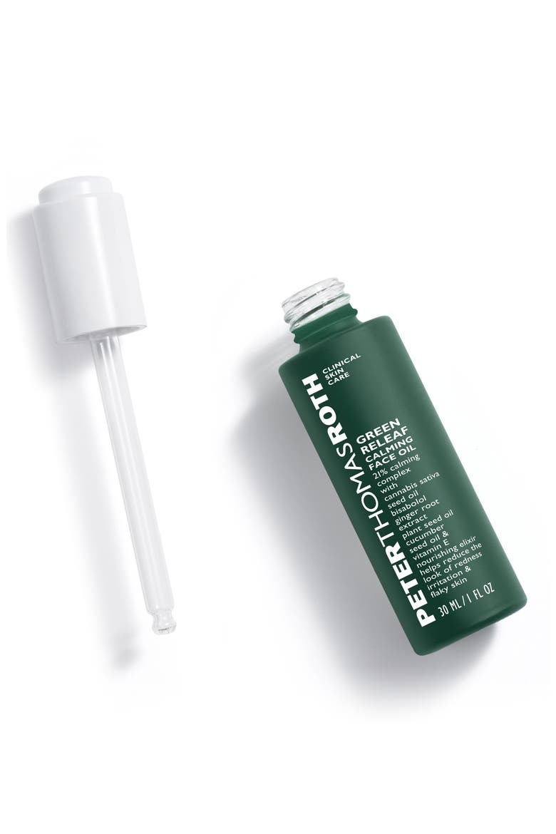 Green Releaf Calming Face Oil, Alternate, color, NO COLOR