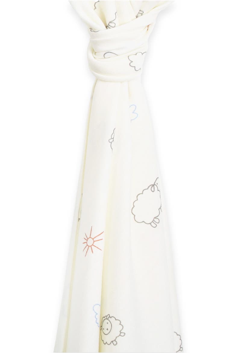 4 Season Merino Wool Swaddle, Alternate, color, SHEEP