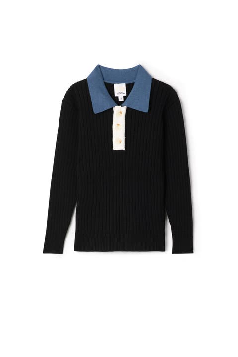 Multi Polo Rib Sweater (Toddler, Little Kid & Big Kid)