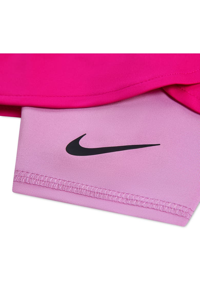 Nike Dri-FIT T-Shirt & Twofer Shorts Set, Alternate, color, Vivid Pink