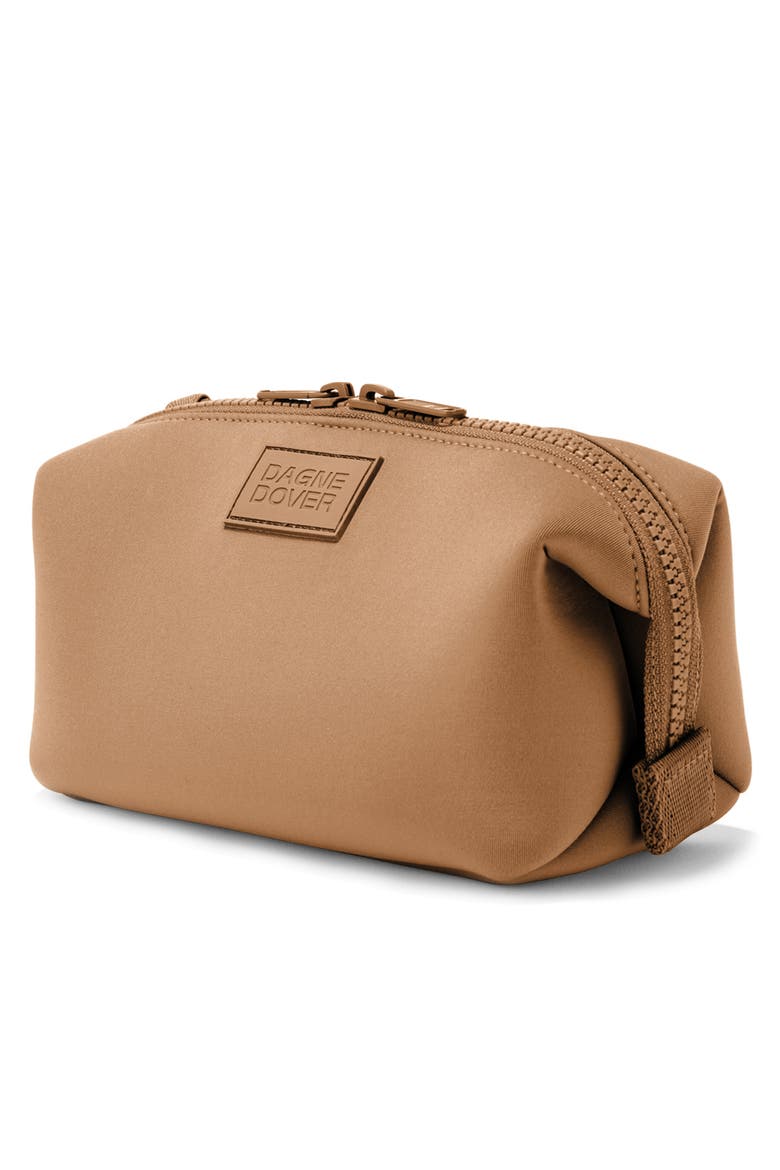 Hunter Small Neoprene Toiletry Bag, Alternate, color, CAMEL