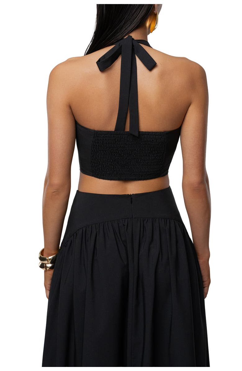 JLUXLABEL Haven Skirt Set, Alternate, color, Black