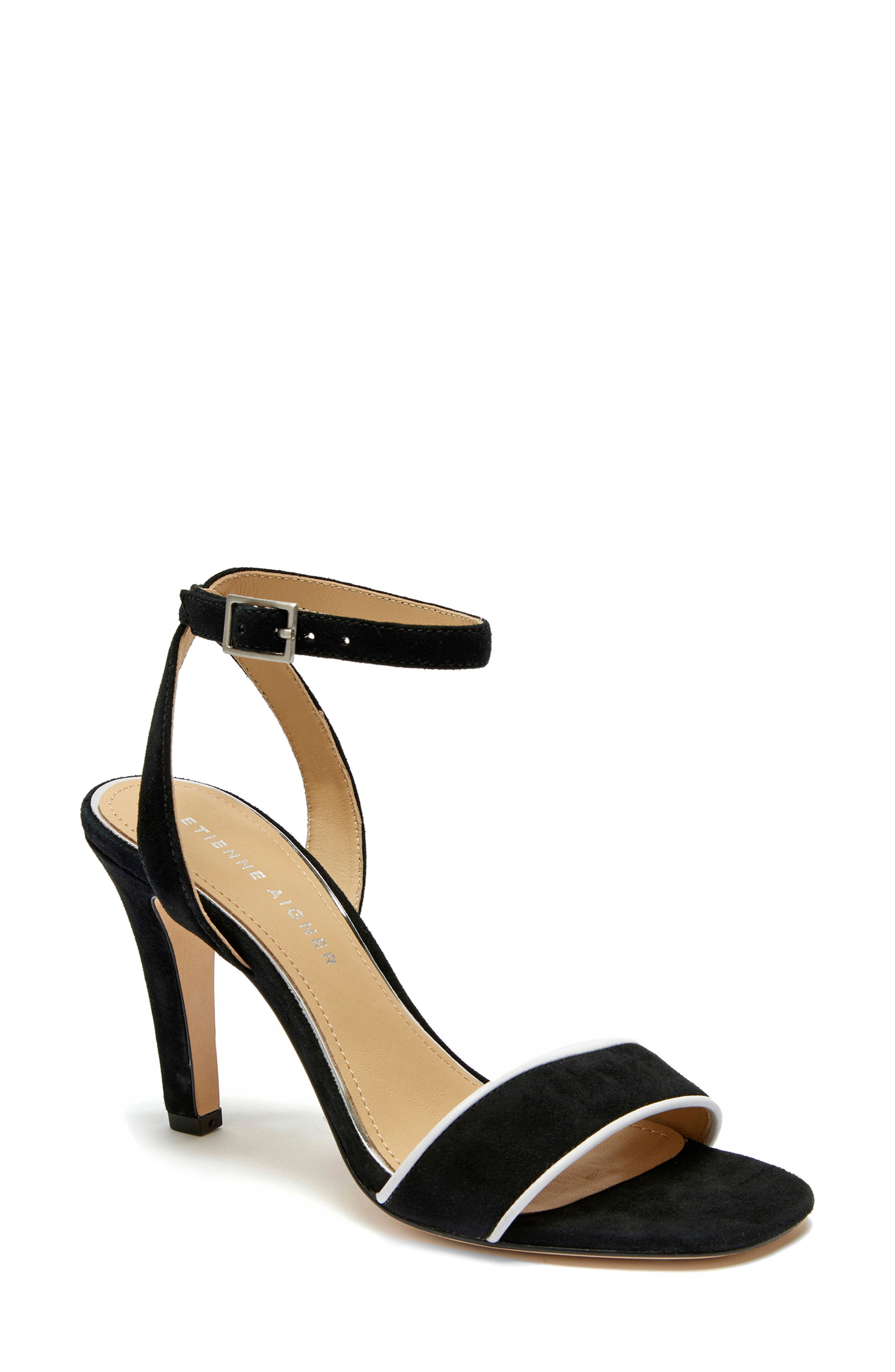 Martini Sandal, Main, color, BLACK LEATHER