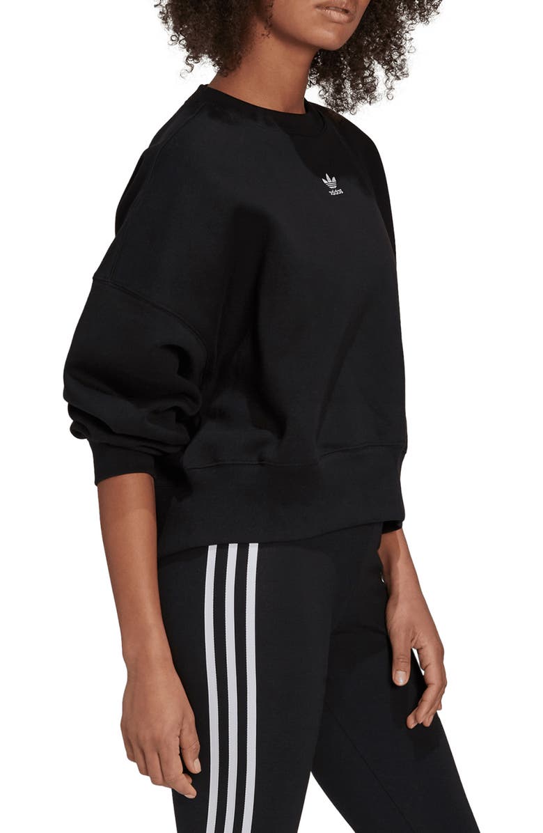 adidas Originals Originals Trefoil Crewneck Sweatshirt, Alternate, color, 