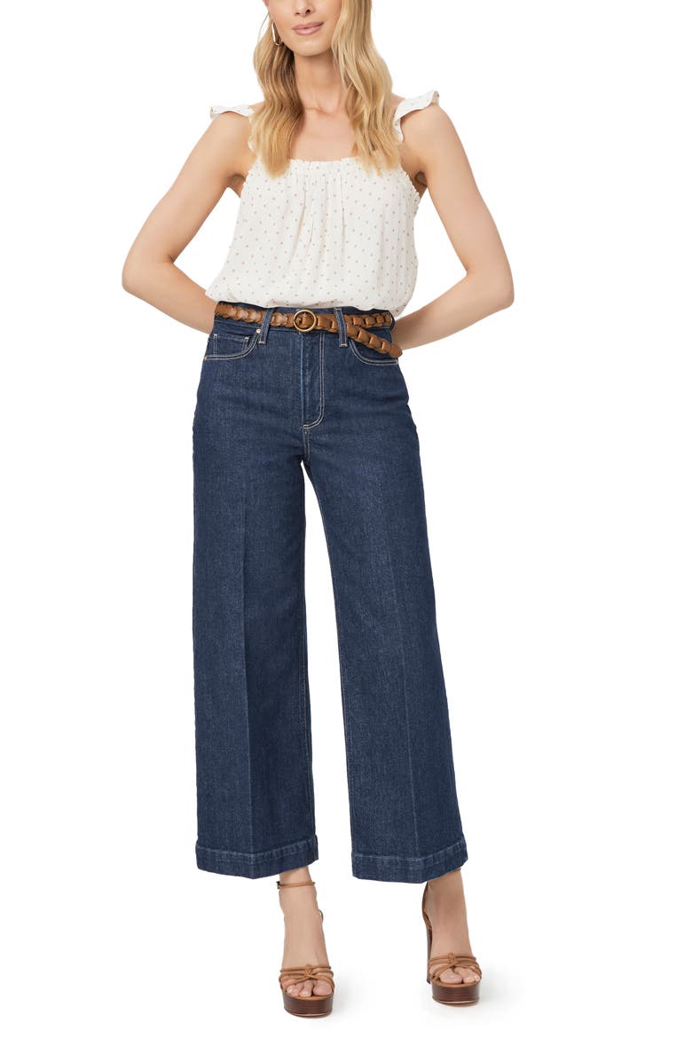 Harper High Waist Ankle Wide Leg Jeans, Alternate, color, CASA