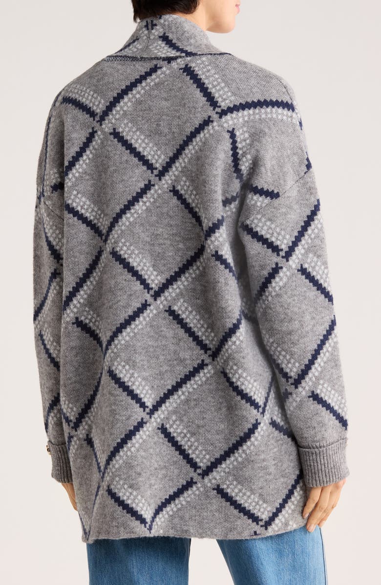 Joseph A Shawl Collar Cardigan, Alternate, color, New Diamond Grey