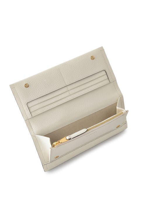 Radley Cut Out Floral Large Flapover Wallet In Neutral
